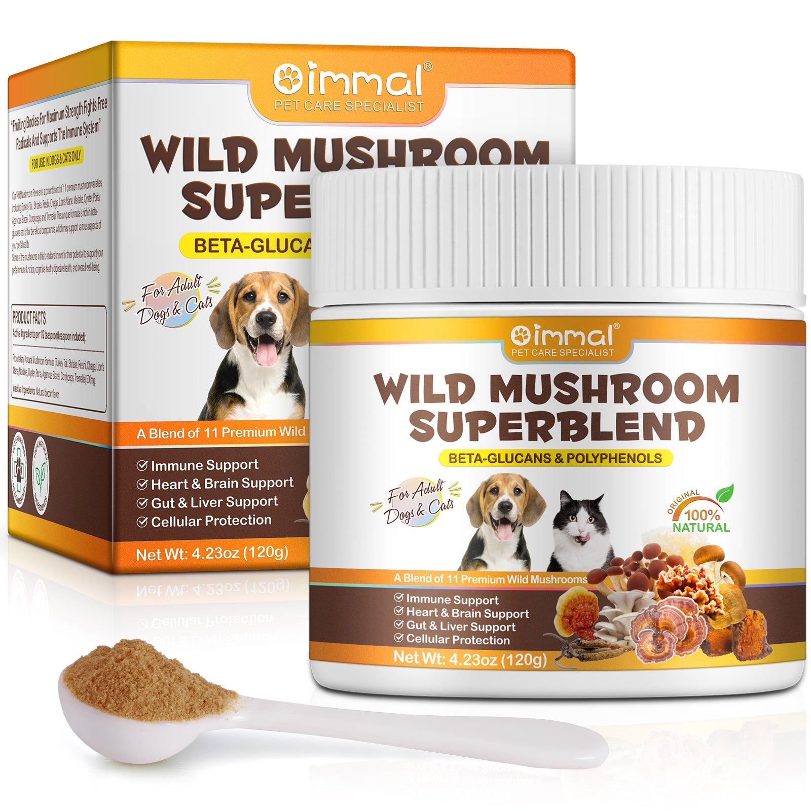 OlipetLabs Wild Mushroom Superblend for Dogs & Cats