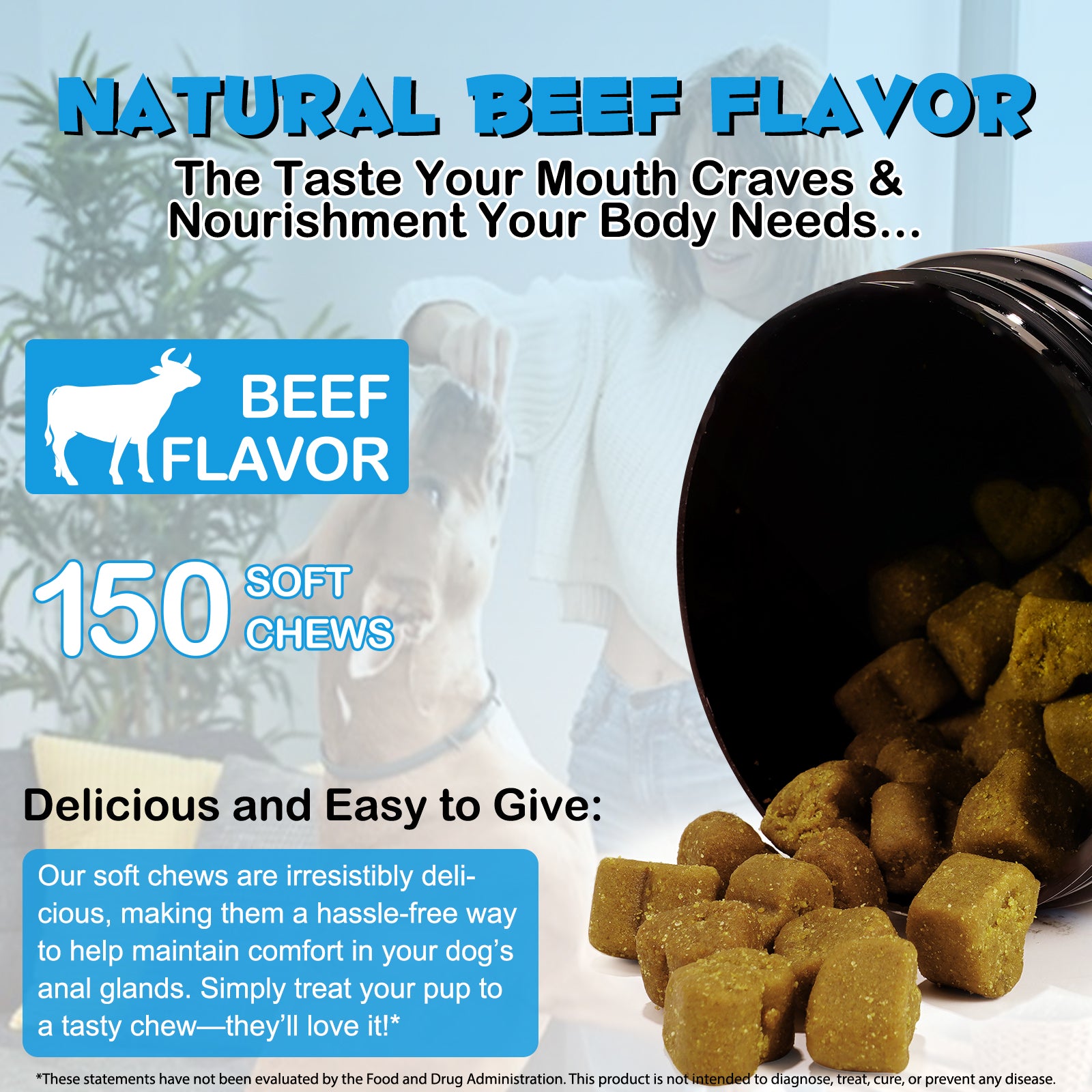 OlipetLabs Anal Gland Support Chews