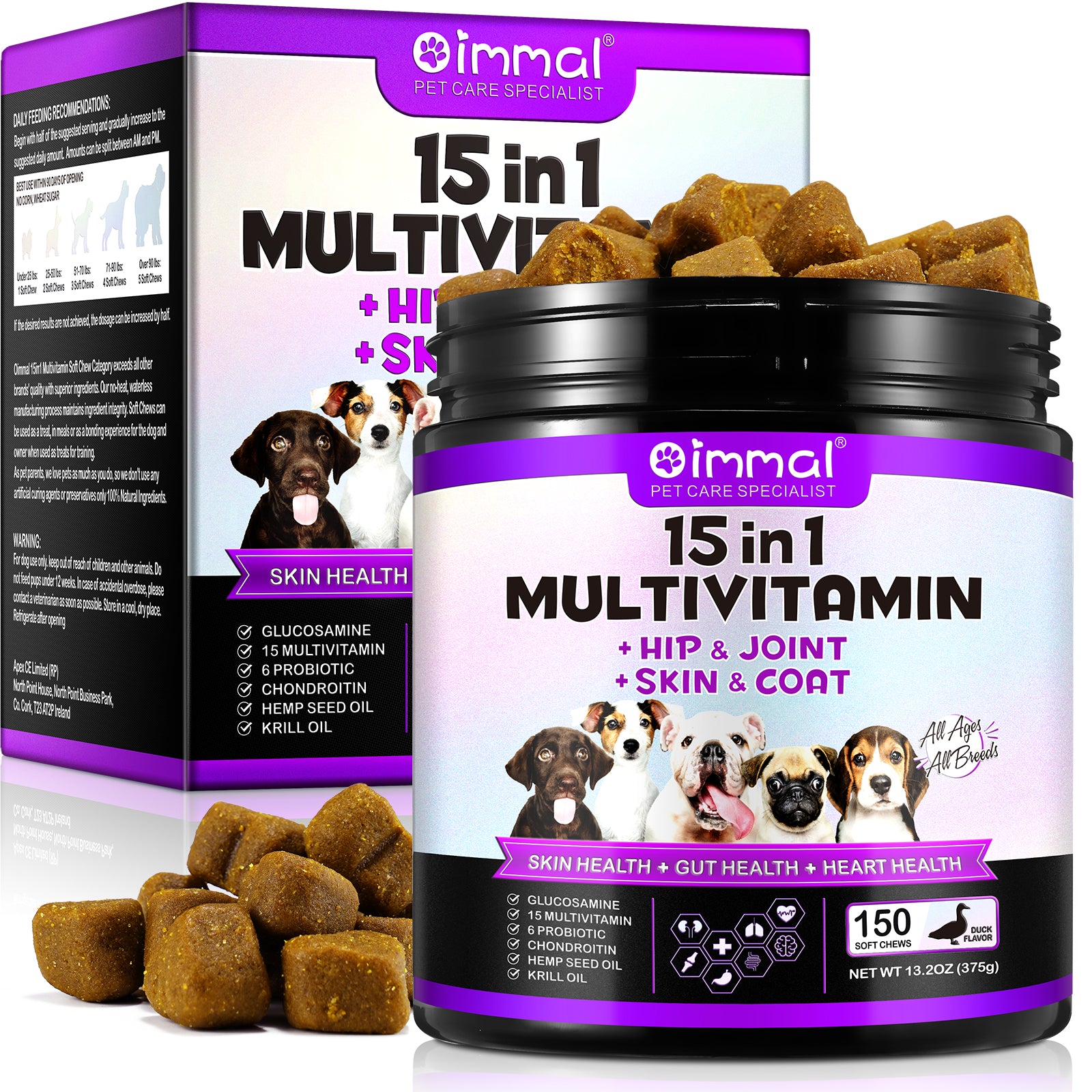 OlipetLabs 15-in-1 Multivitamin Soft Chews
