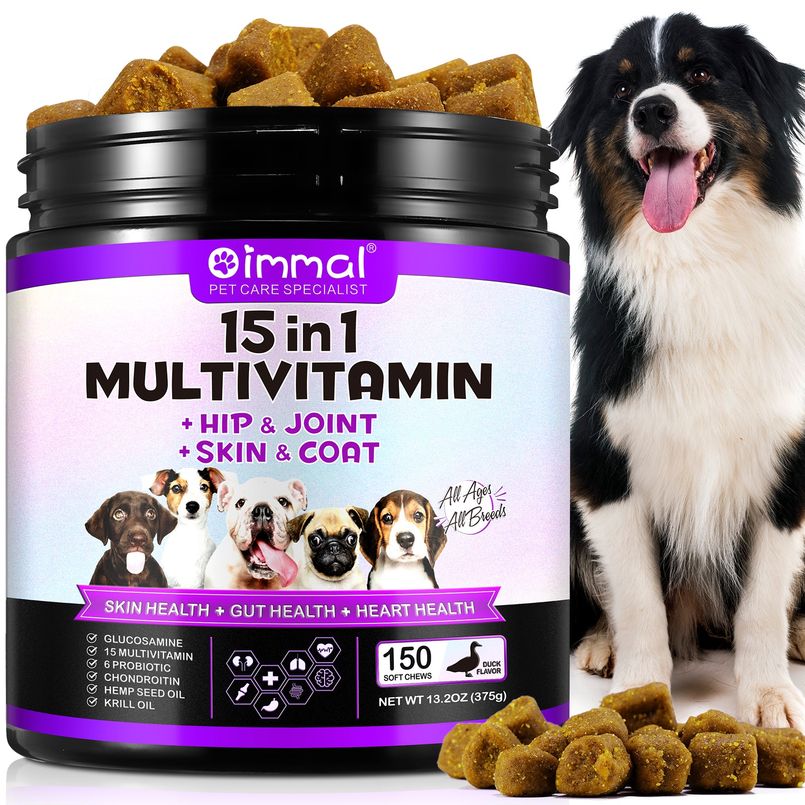 OlipetLabs 15-in-1 Multivitamin Soft Chews